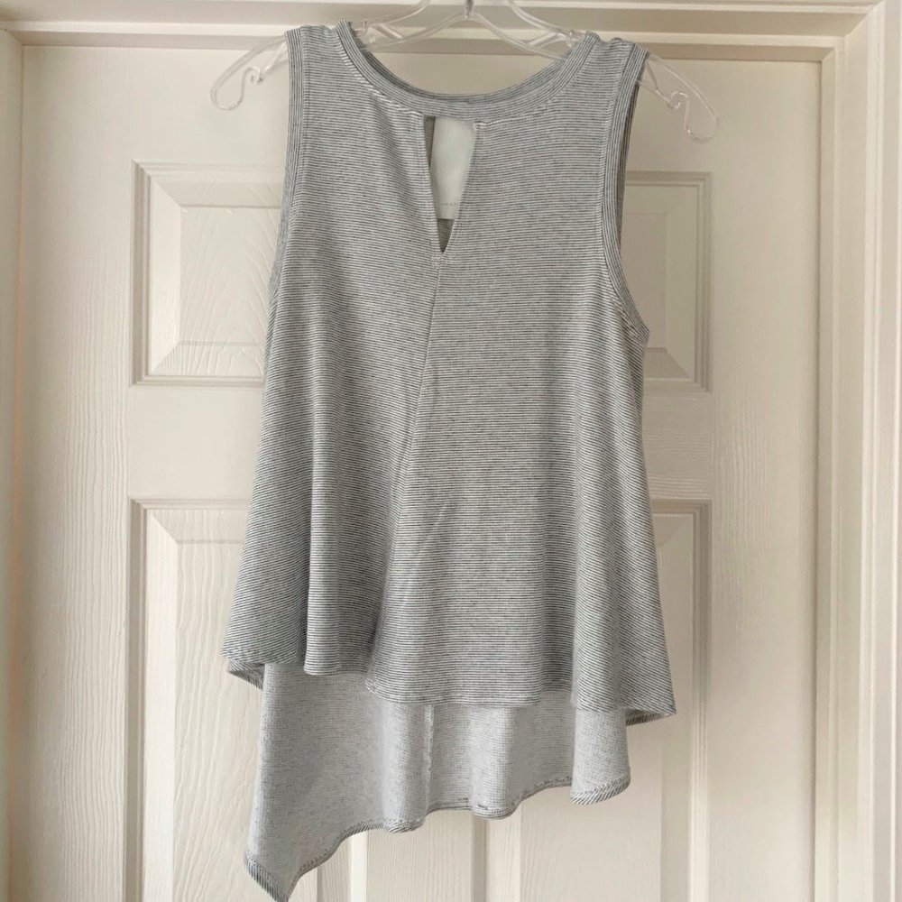 Heather brand assymetrical knit tank SP